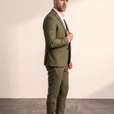 Slim Fit Suit, side view, full length