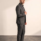 Slim Fit Suit, side view, full length