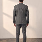Slim Fit Suit, back view, full length