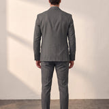 Slim Fit Suit, back view, full length