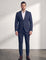 Slim Fit Suit in Navy Blue, front view, full length