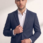 Slim Fit Suit, close-up of the upper body