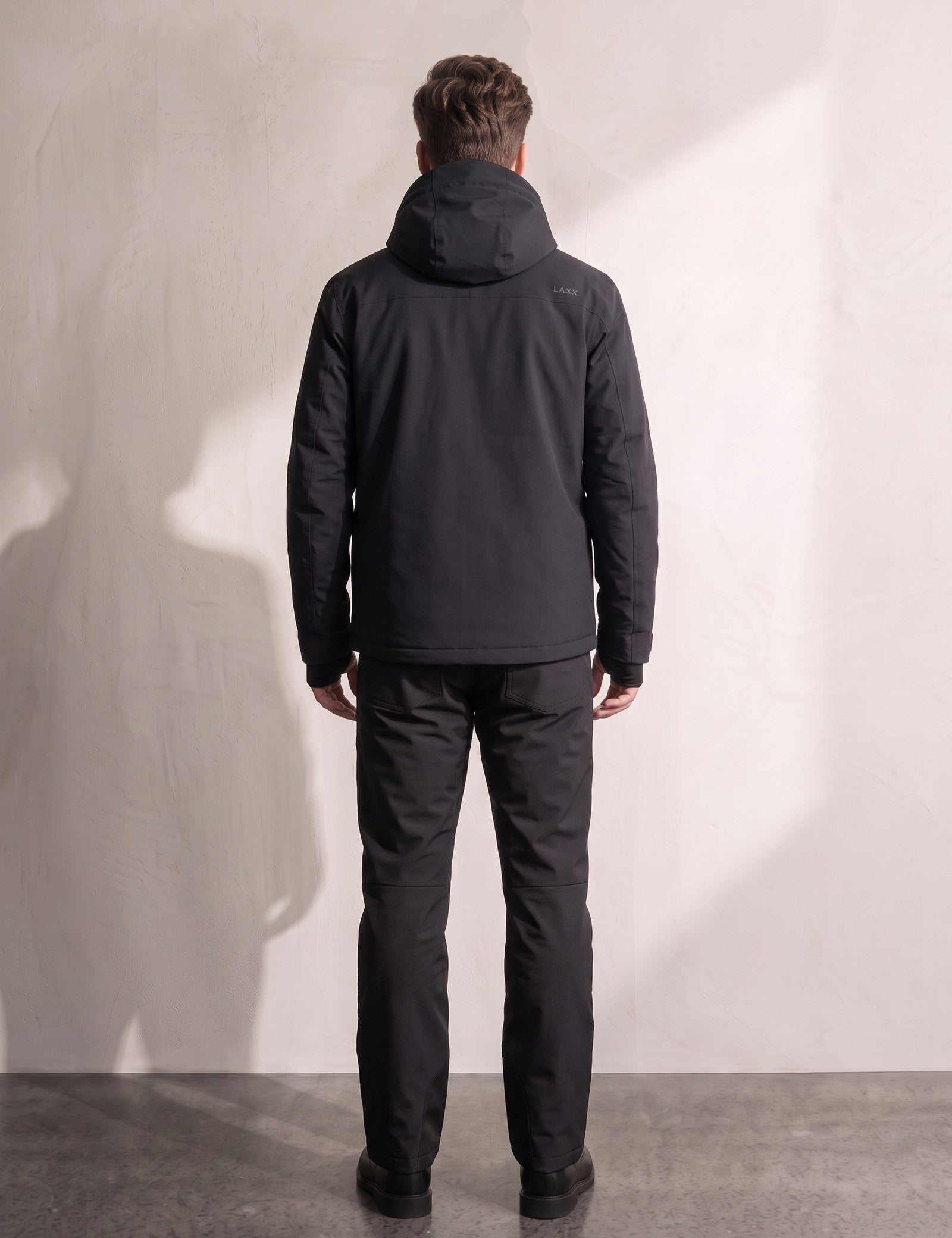 Snow Jacket, back view, full length