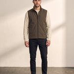 Softshell Gilet, front view, full length