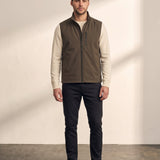 Softshell Gilet, front view, full length
