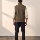 Softshell Gilet, back view, full length