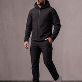Softshell Set, three-quarter view from the right, full length
