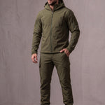 Softshell Set, three-quarter view from the right, full length