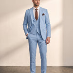 Suit, front view, full length