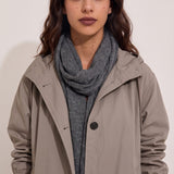 Trench Coat, close-up of the upper body