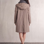 Trench Coat, back view, full length