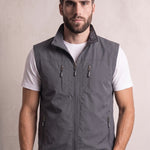 Utility Gilet, close-up of the upper body
