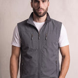 Utility Gilet, close-up of the upper body