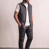 Utility Gilet, three-quarter view from the left, full length