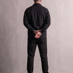 Utility Overshirt, back view, full length
