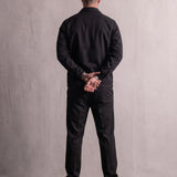 Utility Overshirt, back view, full length