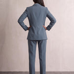 Women's Suit Set, back view, full length