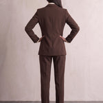 Women's Suit Set, back view, full length