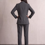 Women's Suit Set, back view, full length