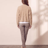 Wool-Blend Cardigan, close-up of the upper body