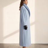 Wool Coat, side view, full length