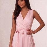 Wrap Maxi Dress, close-up of the upper body