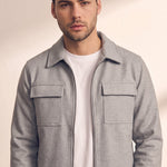 Zip-Front Jacket, close-up of the upper body