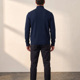 Zip-Up Cardigan, back view, full length