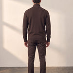 Zip-Up Cardigan, back view, full length