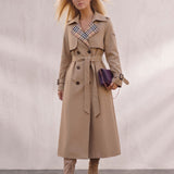Deluxe Trench Coat, front view, full length.