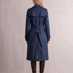 Deluxe Trench Coat, back view, full length.