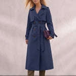 Deluxe Trench Coat, front view, full length.