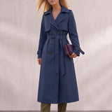 Deluxe Trench Coat, front view, full length.