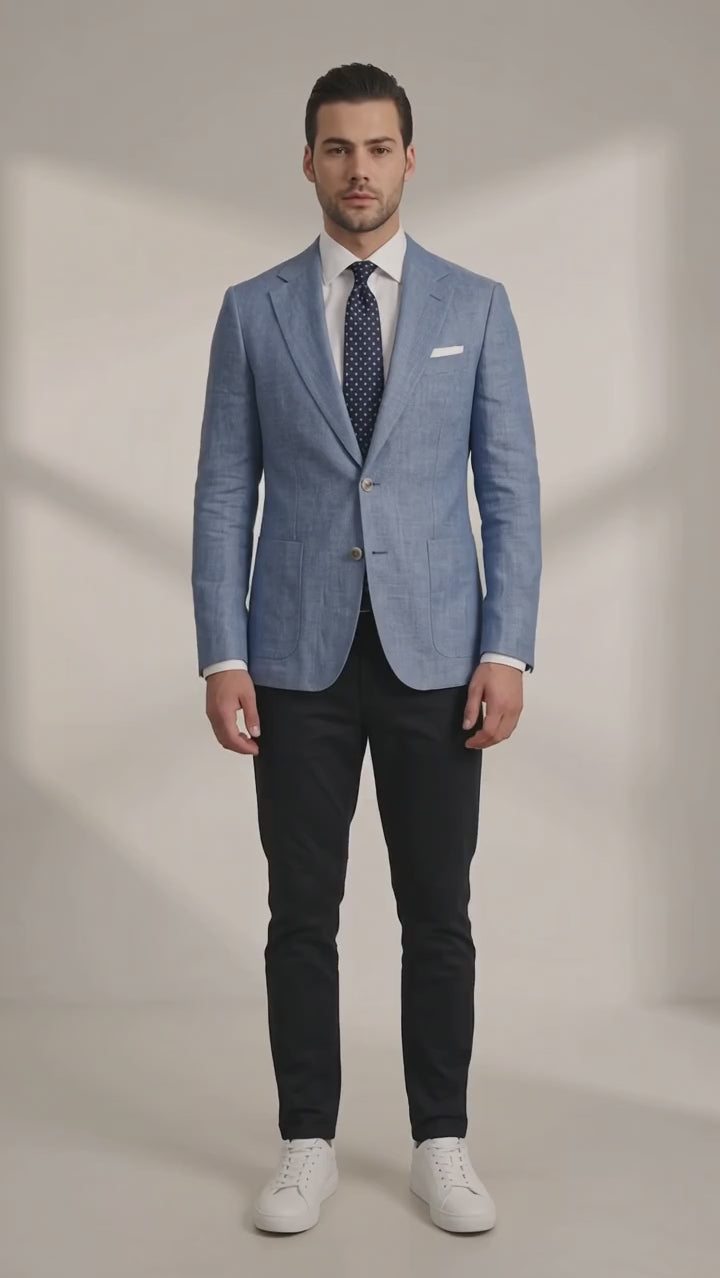 Men's Textured Tailored Blazer