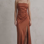 Women's Satin Slip Maxi Dress