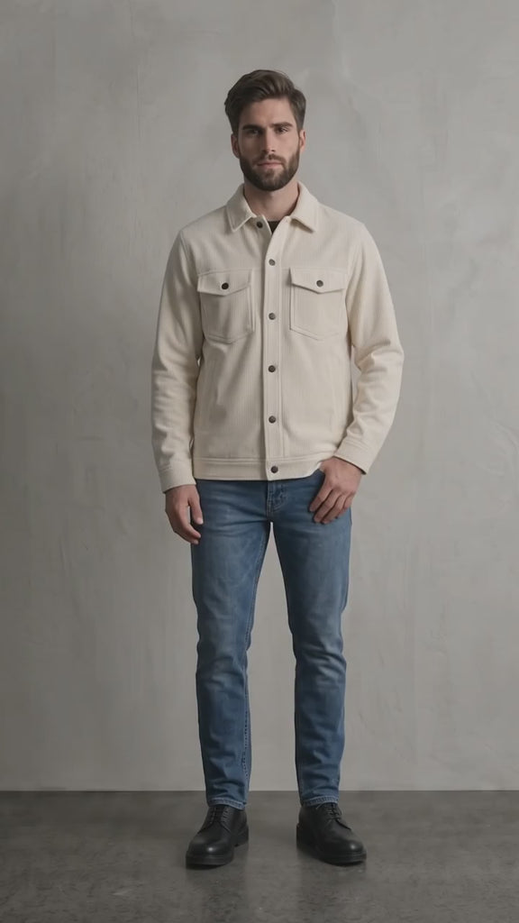 Men's Relaxed Fit Corduroy Overshirt