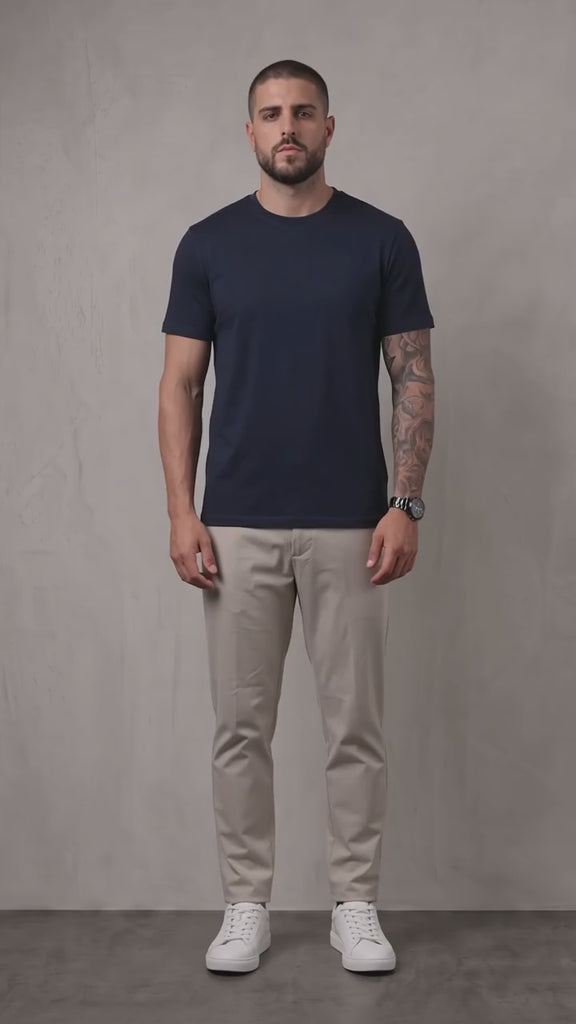 Men's Slim Fit Stretch Cotton T-Shirt