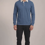 Men's Knitted Jersey Polo Shirt