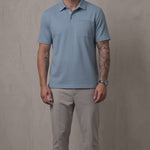 Men's Piqué Polo Shirt with Chest Pocket